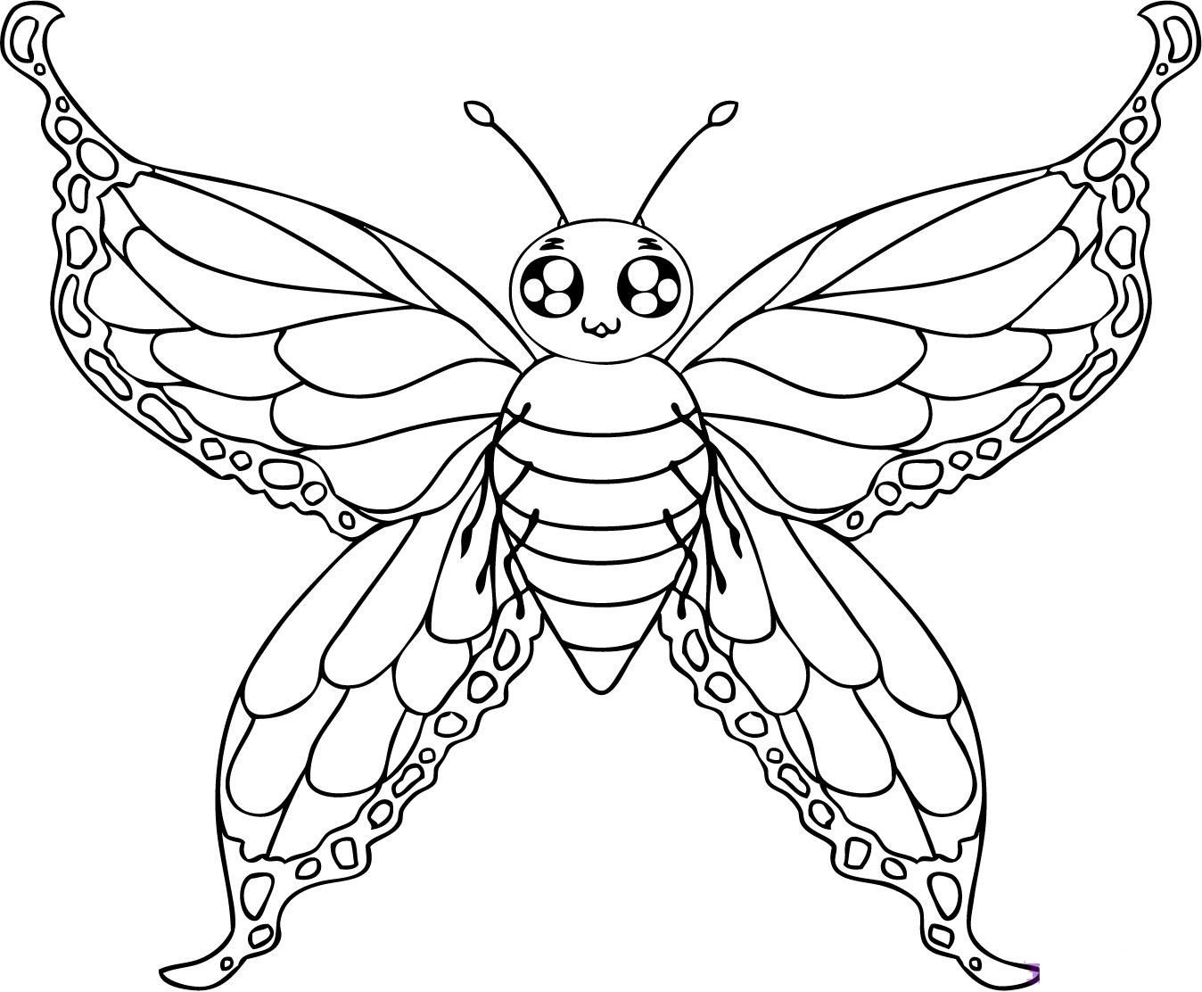 1348x1112 Free Printable Butterfly Coloring Pages For Kids Printable
