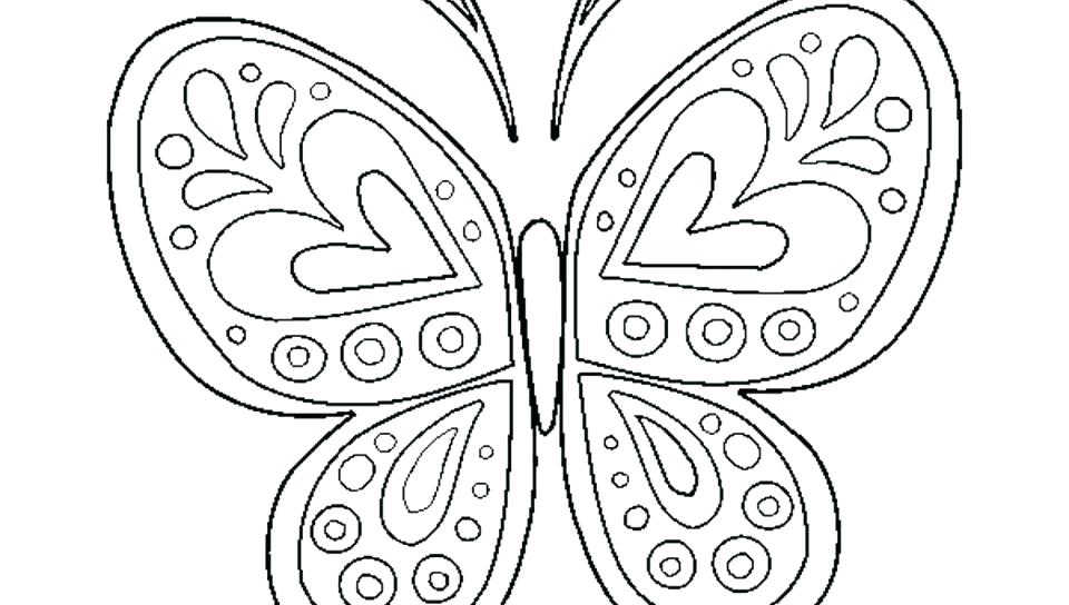 960x544 Butterfly Coloring Pages Monarch Butterfly Coloring Pages And Best