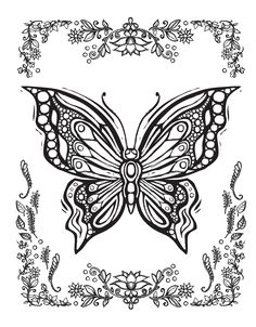 236x302 Butterfly Coloring Page 37 Butterflies To Color