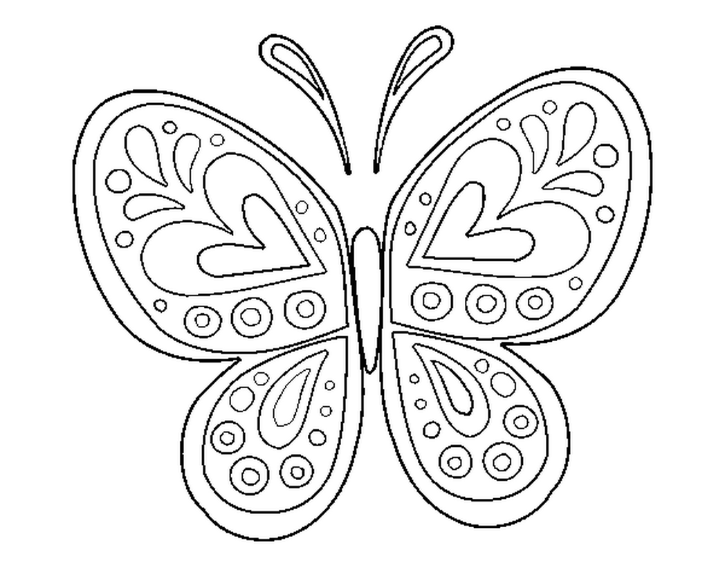 1048x821 Butterfly Coloring Pages 1366 768 High Definition Ribsvigyapan