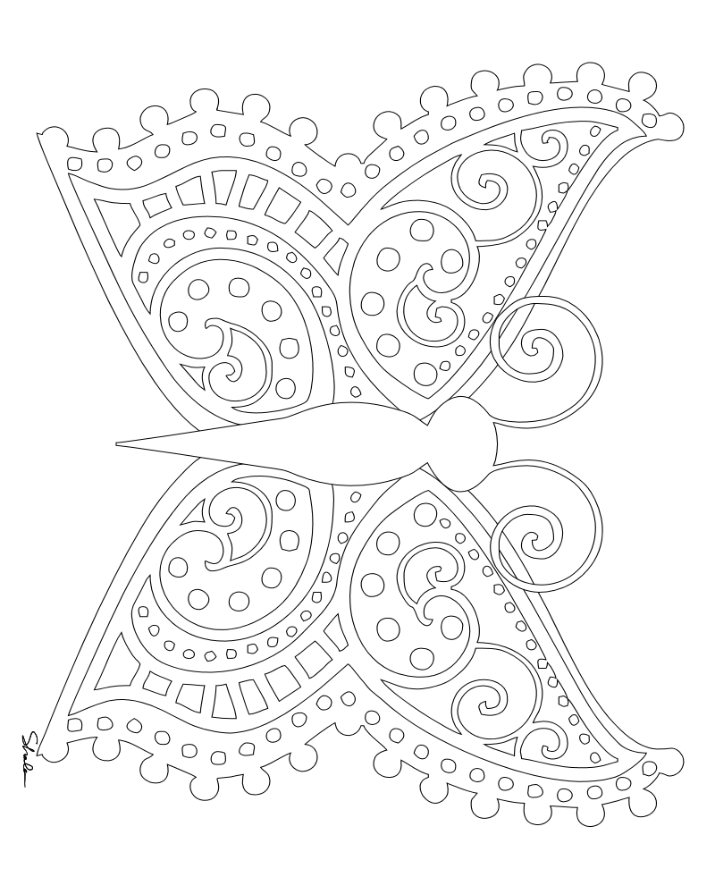 800x1000 Stars And Stripes Mandala Coloring Page Butterfly, Activities