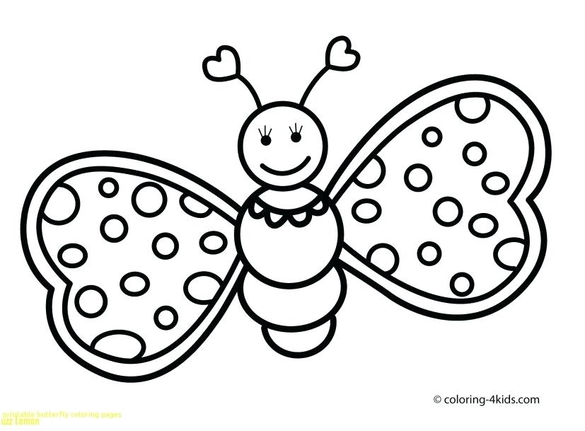 827x609 Coloring Page Of A Butterfly Shippa.co
