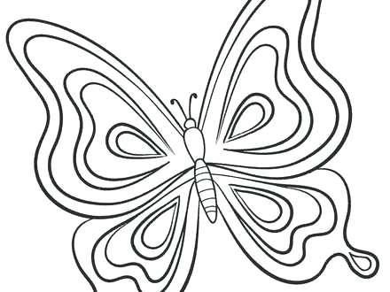 440x330 Butterfly Mandala Coloring Pages Printable Spring Page Butterflies