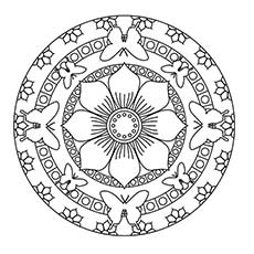 230x230 Top 25 Mandala Coloring Pages For Your Little Ones