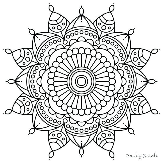 560x560 Butterfly Mandala Color Pages Printable Intricate Mandala Coloring