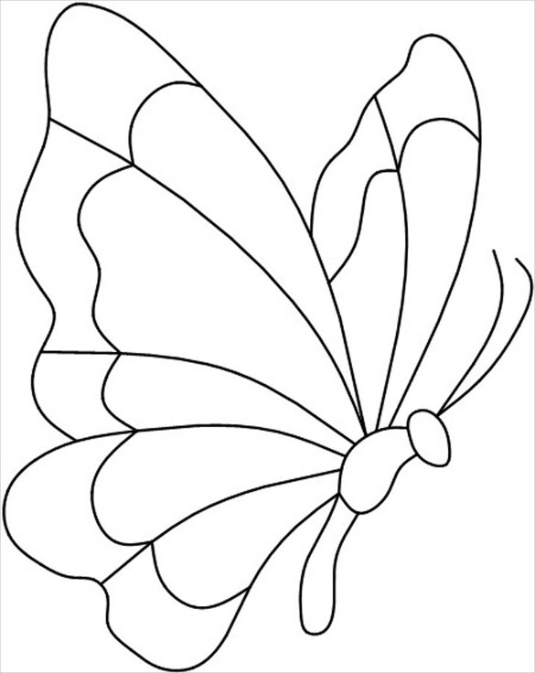 585x736 Butterfly Template Printable 30 Butterfly Templates Printable