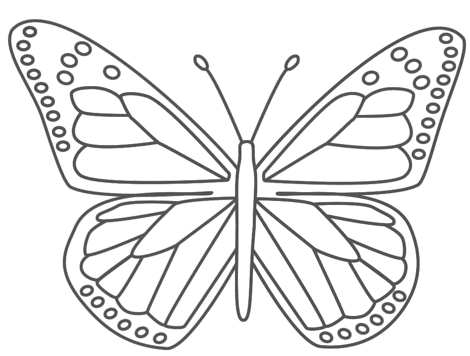 950x719 Monarch Butterfly Template Printable Monarch Butterfly Template