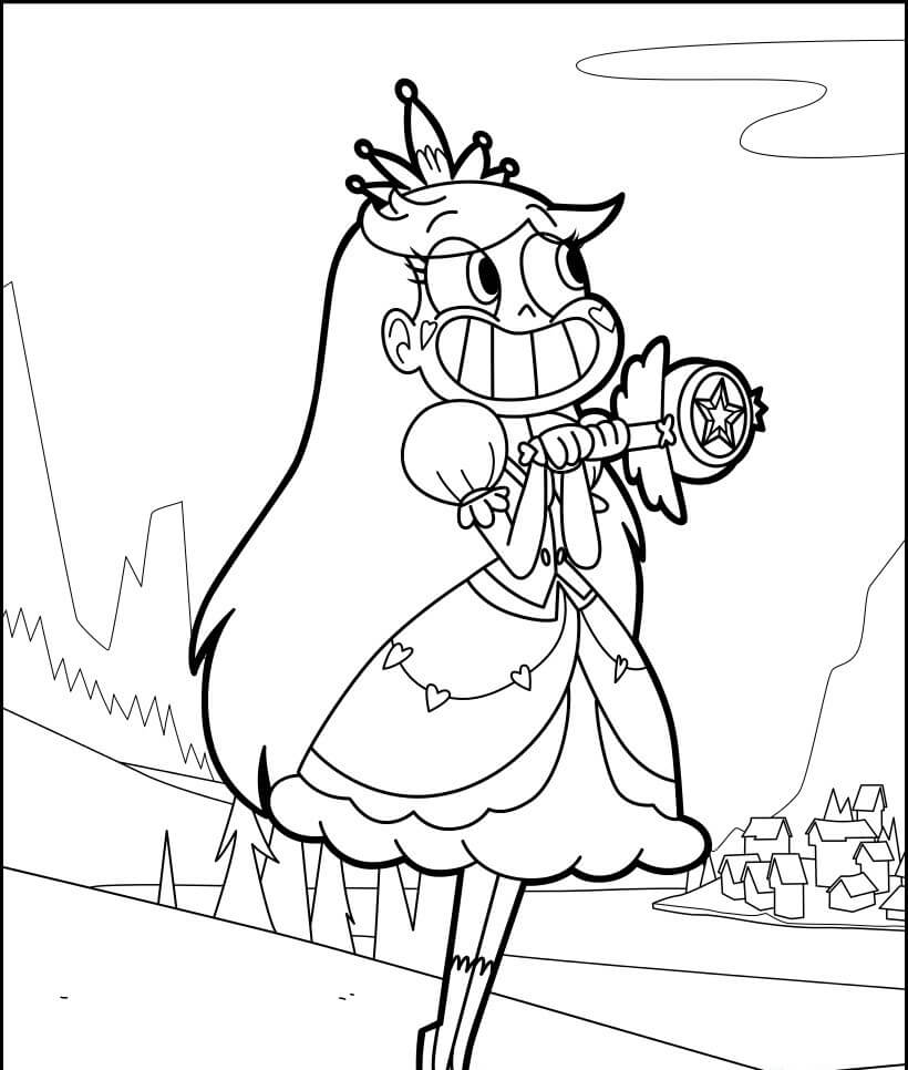 Butterfly Princess Coloring Pages
