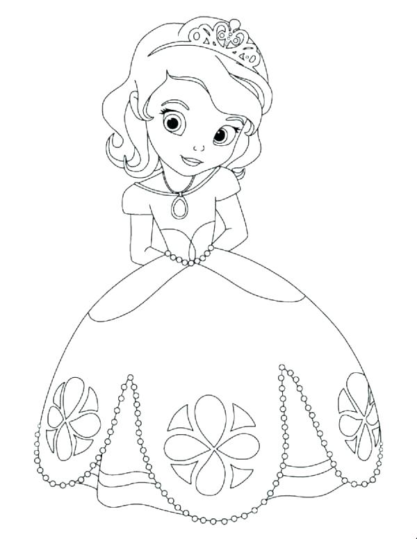 600x776 Princess Coloring Book Stock Vector Illustration Of Isolated