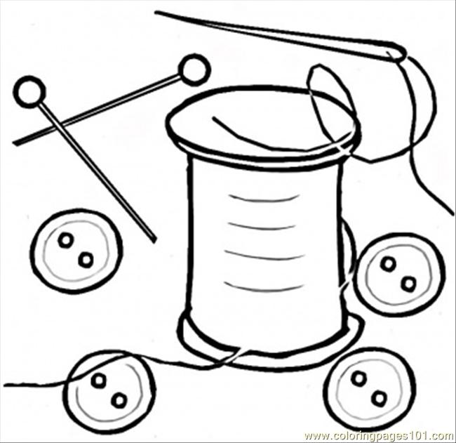 650x631 Buttons Coloring Page