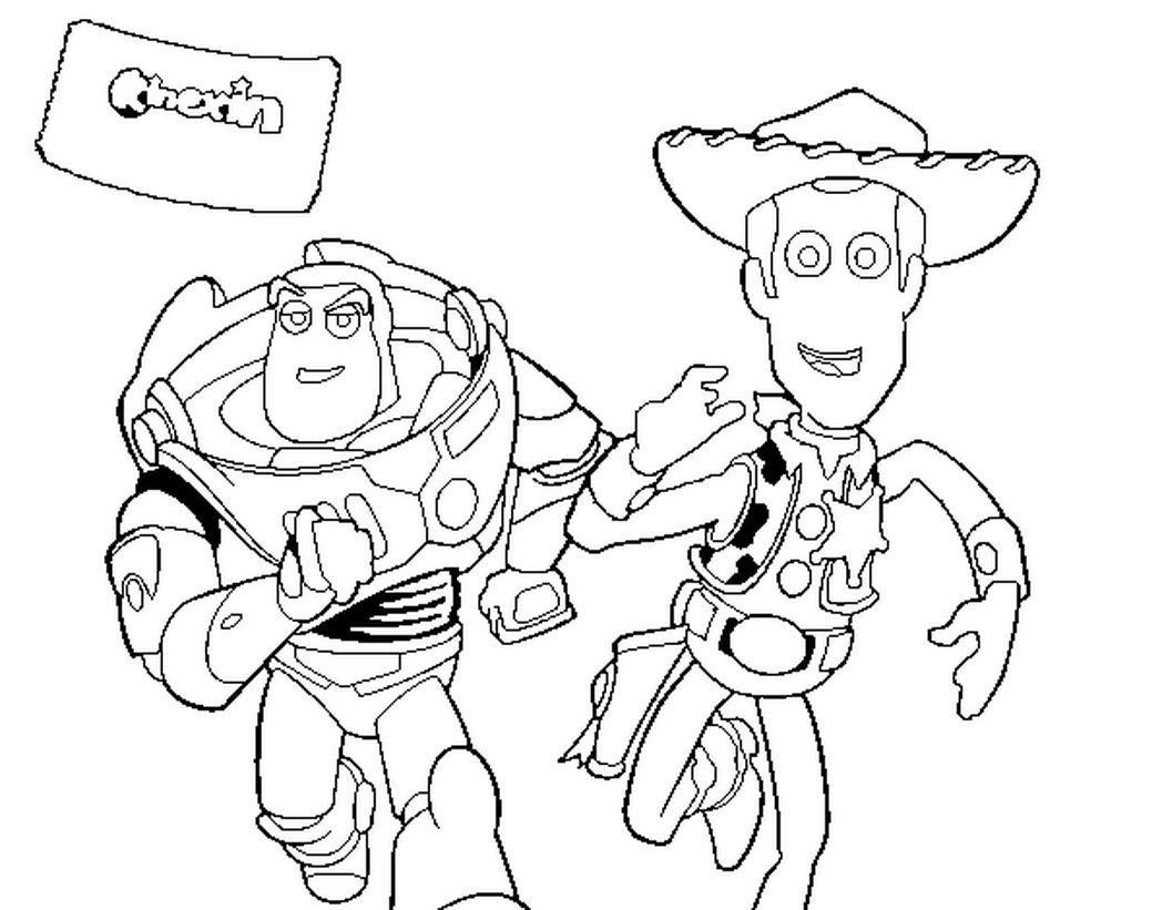 1048x821 Promising Buzz Lightyear Coloring Pages Online Page And Woody
