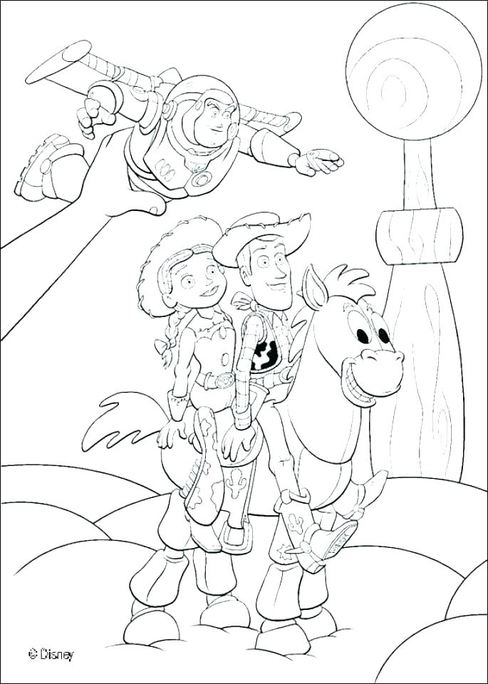 685x960 Buzz Lightyear Coloring Pages Free