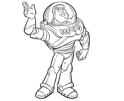 512x419 Buzz Lightyear Coloring Pages Color On Pages Coloring Pages