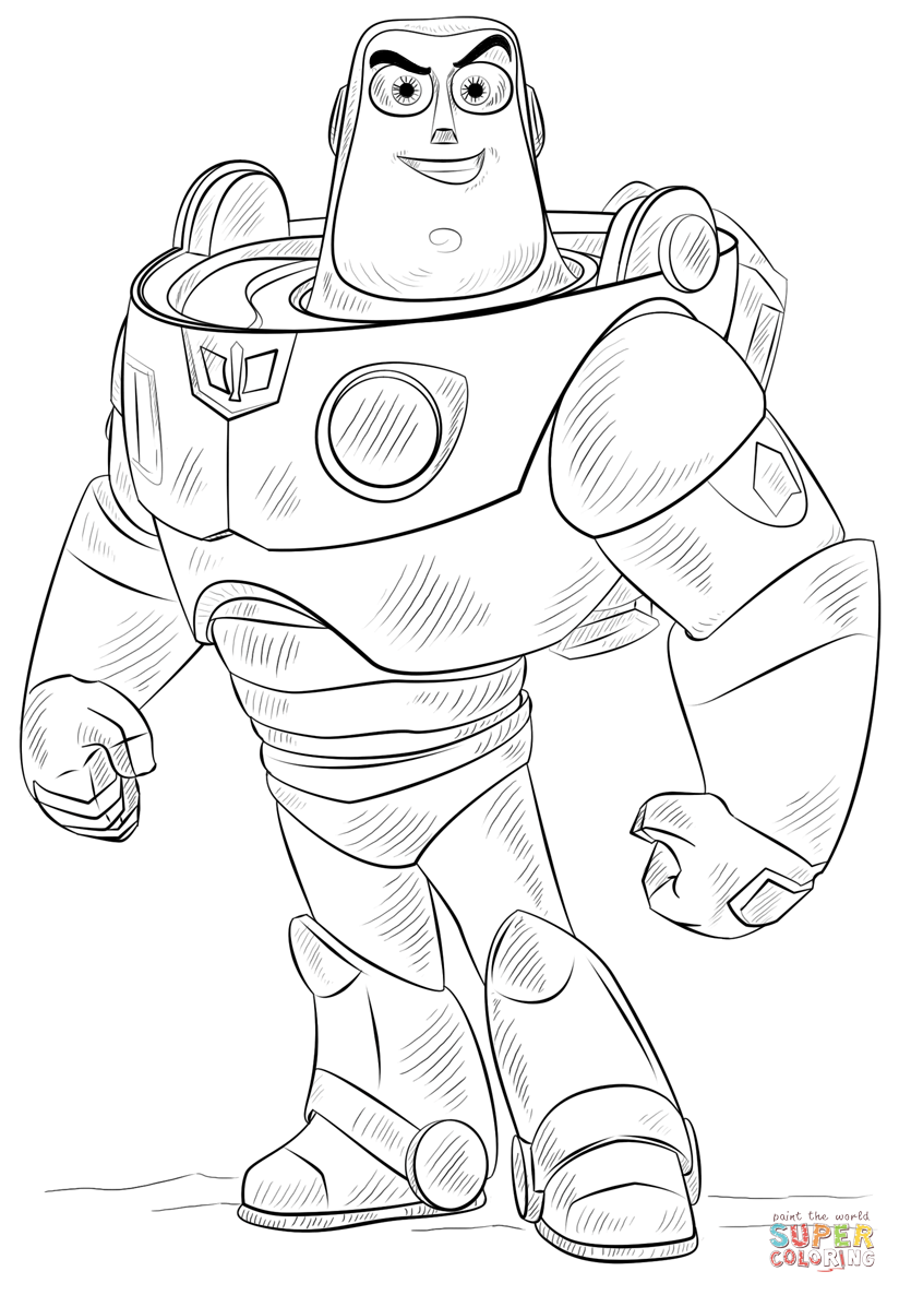 824x1186 Awesome Buzz Lightyear Coloring Page About Buzz Lightyear Coloring