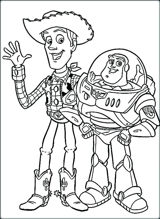 Buzz Lightyear Face Coloring Pages