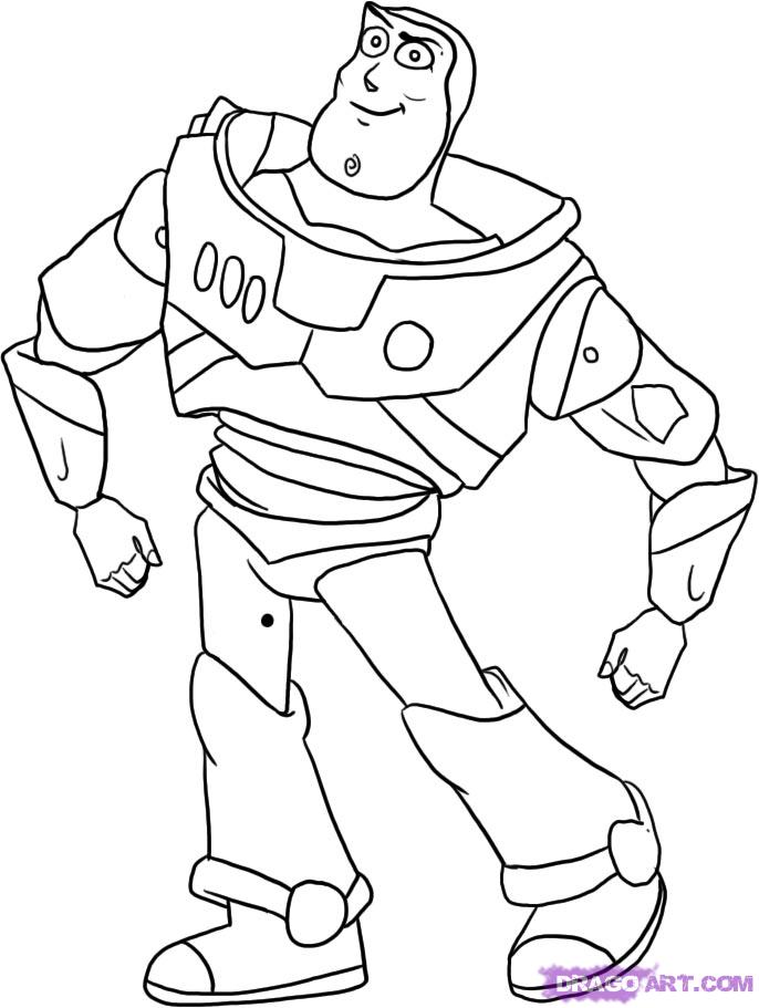 686x911 How To Draw Buzz Lightyear From Toy Story Step 7 Rome Project