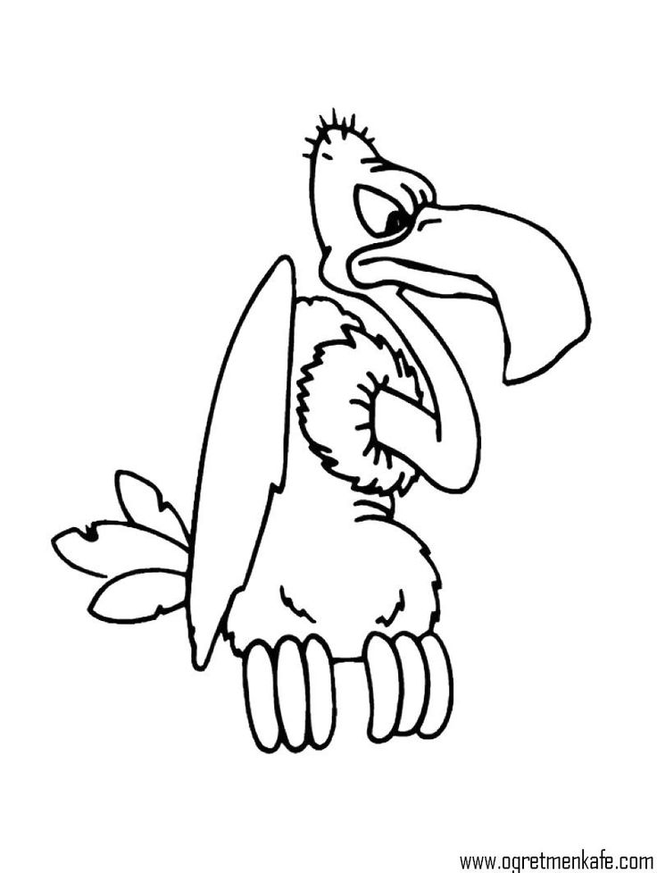 Buzzard Coloring Page
