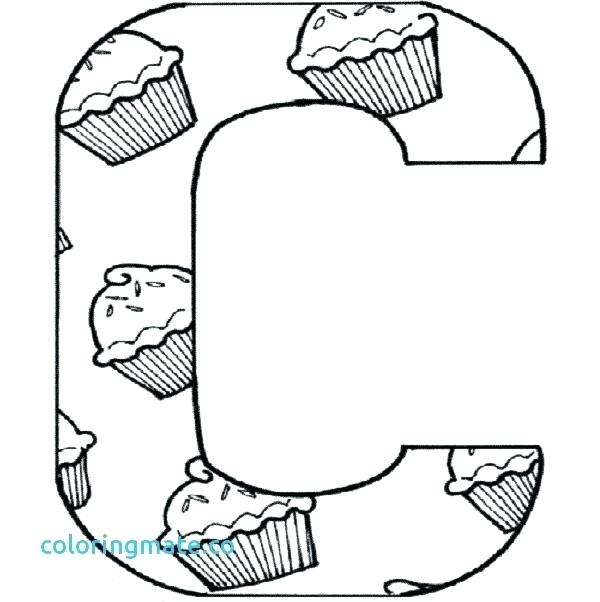 600x602 The Letter C Coloring Pages Printable Letter Coloring Pages