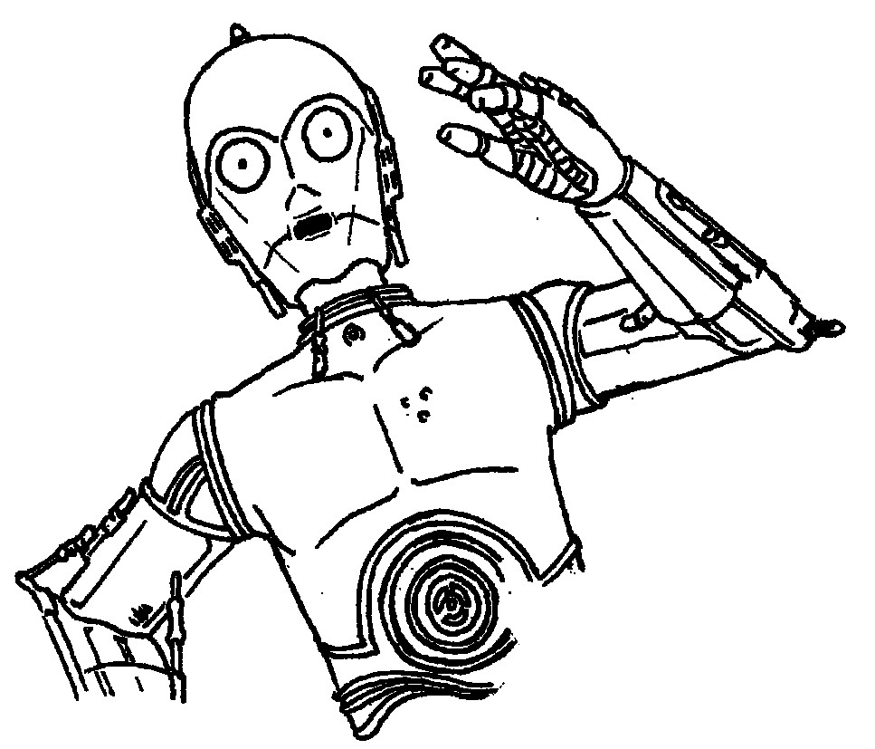 967x827 C 3po Coloring Pages Www Pixshark Com Images Galleries With A Bite