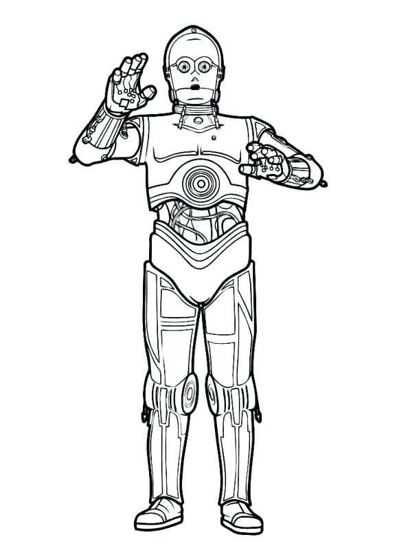 594x813 Star Wars C3po Coloring Pages Printable Coloring Kids N Coloring