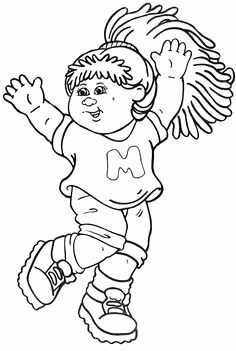 236x351 Cabbage Patch Kids Coloring Page 11 Coloring Page Free Cabbage