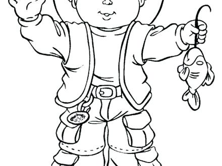440x330 Cabbage Patch Kids Coloring Pages Cabbage Coloring Page Cool