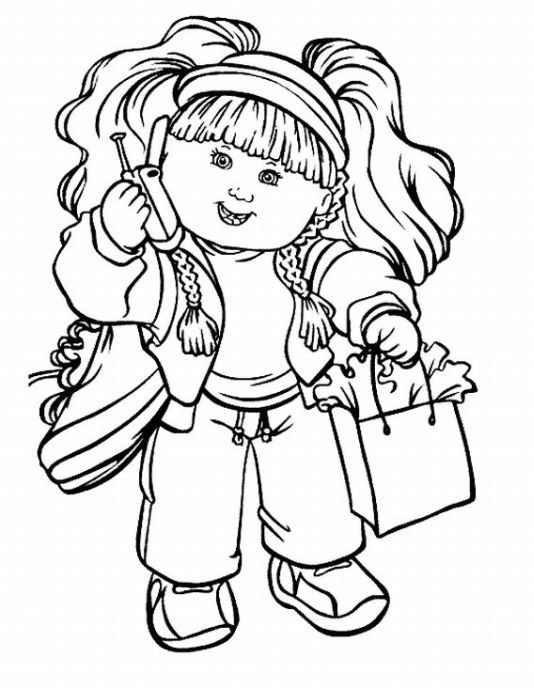 Cabbage Patch Coloring Pages