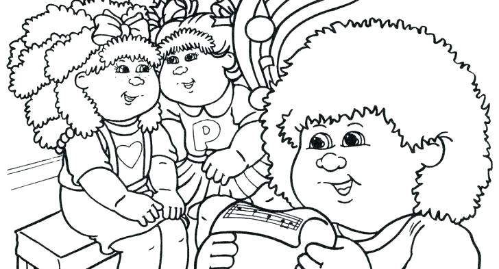 728x393 Cabbage Patch Kids Coloring Pages Cabbage Patch Kids Cabbage Patch