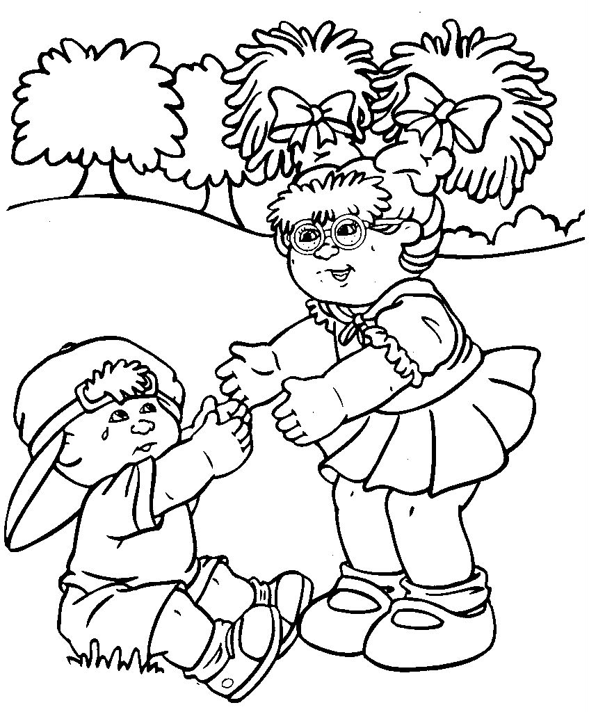 847x1024 Cabbage Patch Kids Coloring Pages Collection Coloring For Kids 2018