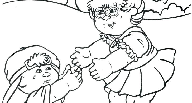 728x393 Cabbage Patch Kids Coloring Pages Cabbage Patch Kids Cabbage Patch