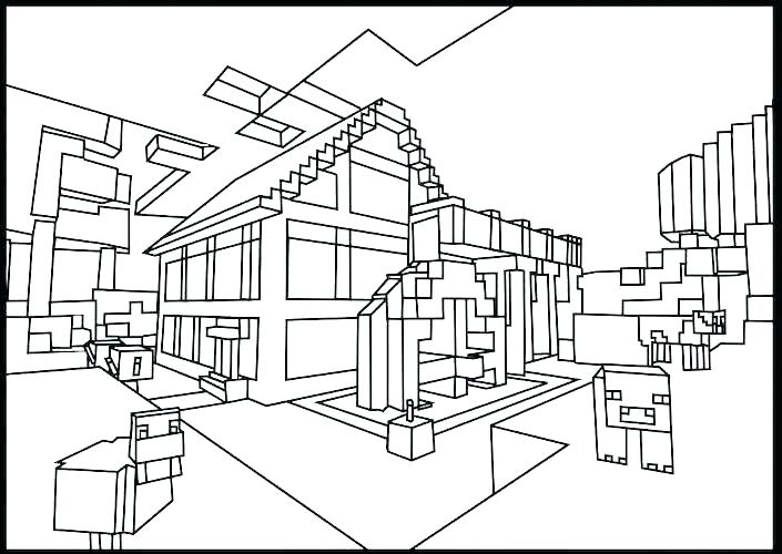 705x500 Printable Coloring Pages Minecraft Coloring Pages For Color Pages
