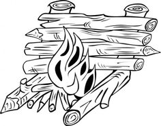 236x185 Scenic Coloring Pages Log Cabin In Woods Coloring Page