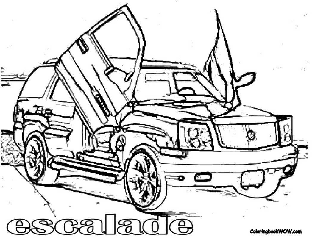 1048x810 Coloring Picture Cadillac Escalade Pages Book For 771139