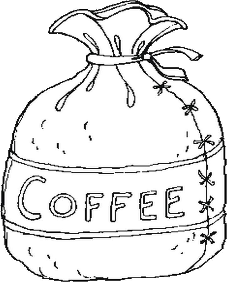 725x900 Coffee Coloring Pages