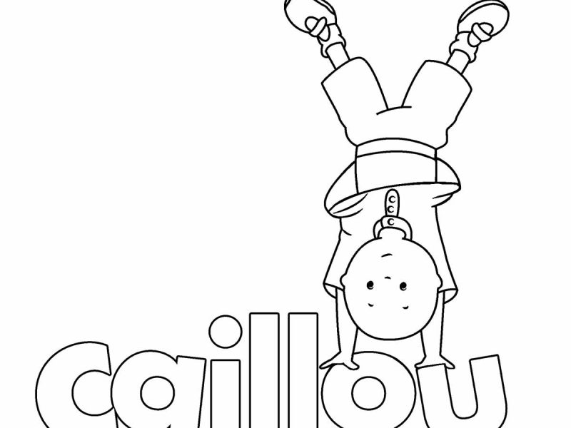 800x600 Caillou Coloring Pages Free Printable Caillou Coloring Pages