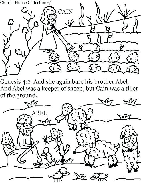 494x640 Cain Abel Coloring Page For Coloring Pages Cool