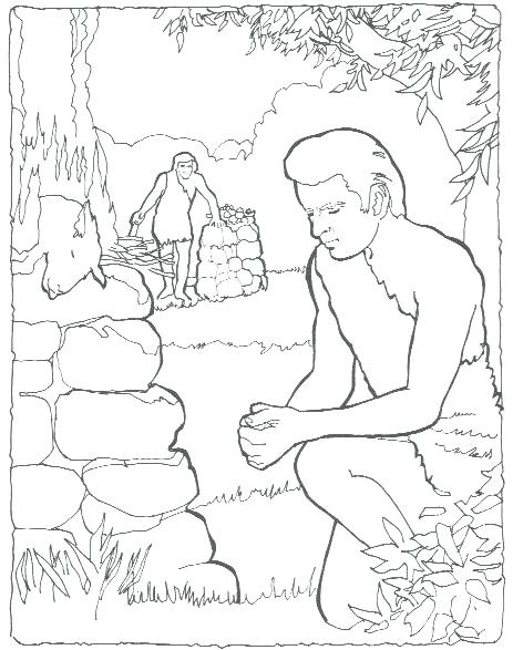463x587 Ideas Cain And Abel Coloring Pages And 27 Cain And Abel Childrens