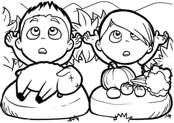 600x424 Cain And Abel Coloring Pages Cain And Abel Coloring Pages High