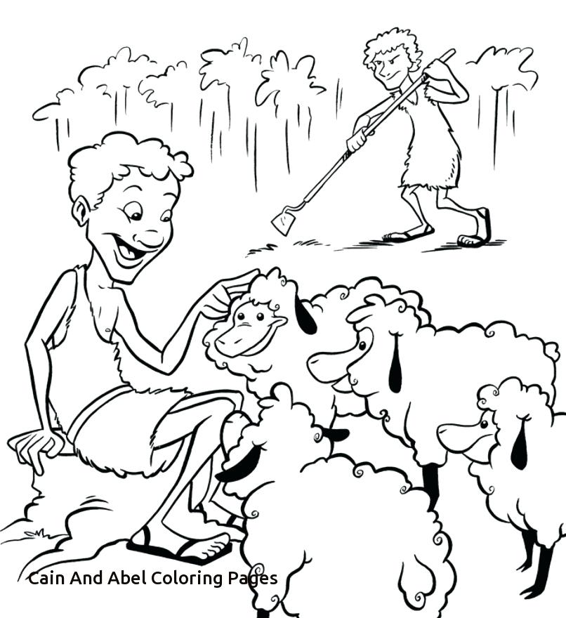 806x880 Cain Abel Coloring Page Book Coloring Pages