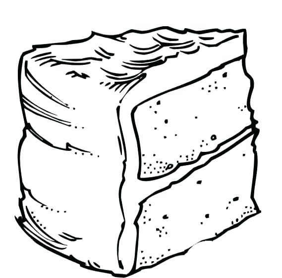 569x562 Fun Slice Cake Coloring Pages Slice Cake Coloring Pages Fun Slice