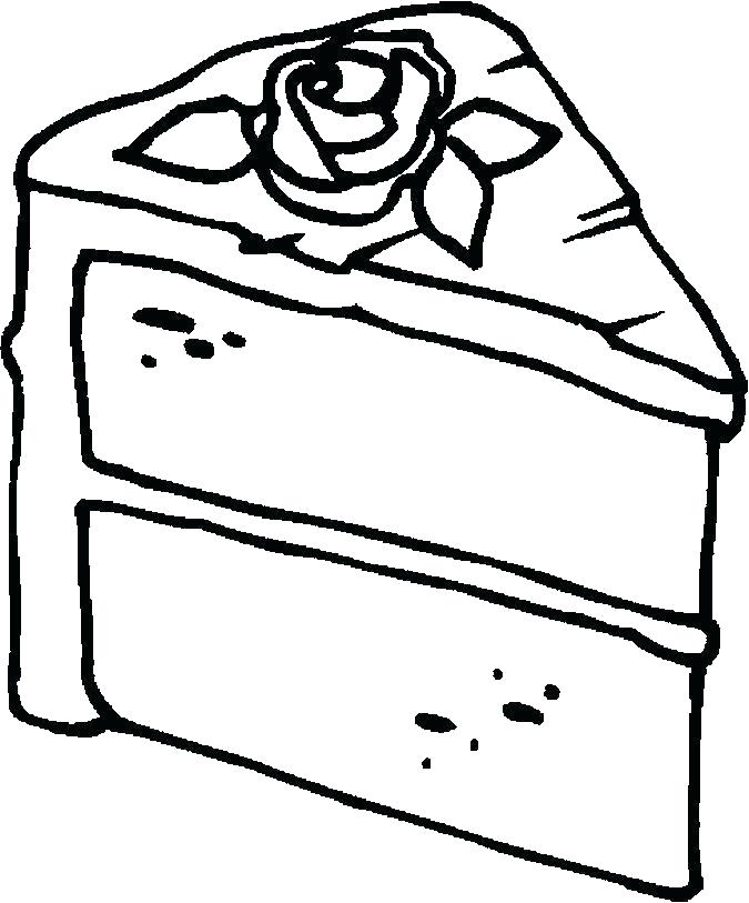 675x813 Coloring Page Birthday Cake Birthday Coloring Pages Coloring Pages