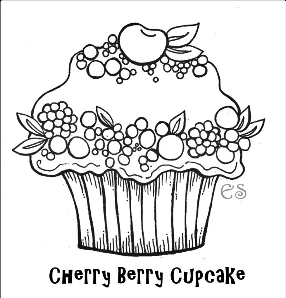 920x959 Printable Cupcake Coloring Pages For Kids Coloring Pages