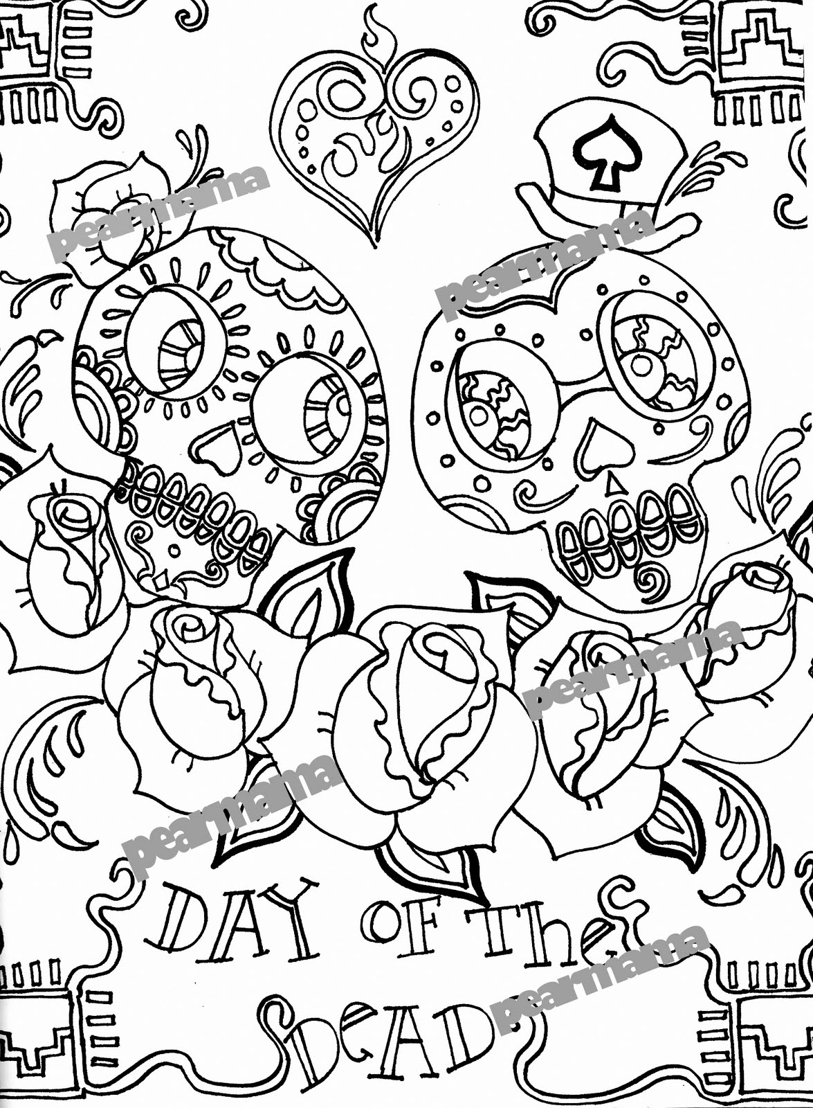 1175x1600 Calavera Coloring Page New Coloring Sheets