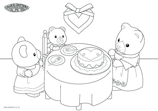 515x363 Calico Critters Coloring Pages Calico Critters Coloring Pages
