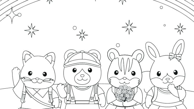 750x425 Calico Critters Free Coloring Pages Kids Coloring Ideas Calico