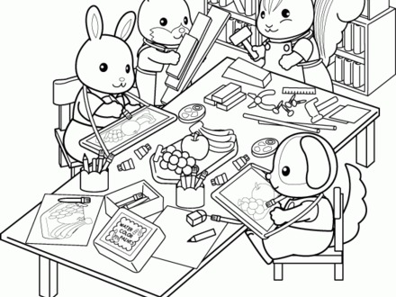 440x330 48 Calico Cat Coloring Pages, Calico Cat Coloring Sheets Coloring