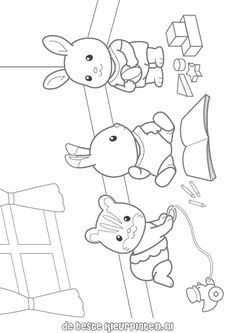 236x333 51 Best Calico Critters Coloring Pages Images