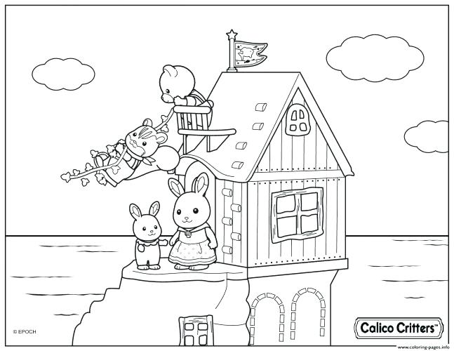 647x500 Calico Critters Coloring Pages Calico Critters Event Coloring