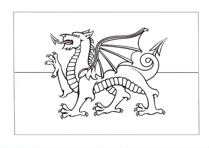 709x501 National Flag To Color Coloring Pages National Flag