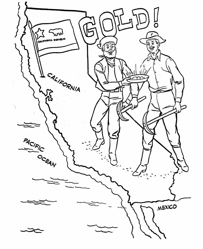 670x820 Gold Rush Coloring Pages Mining Color Pages Gold Rush